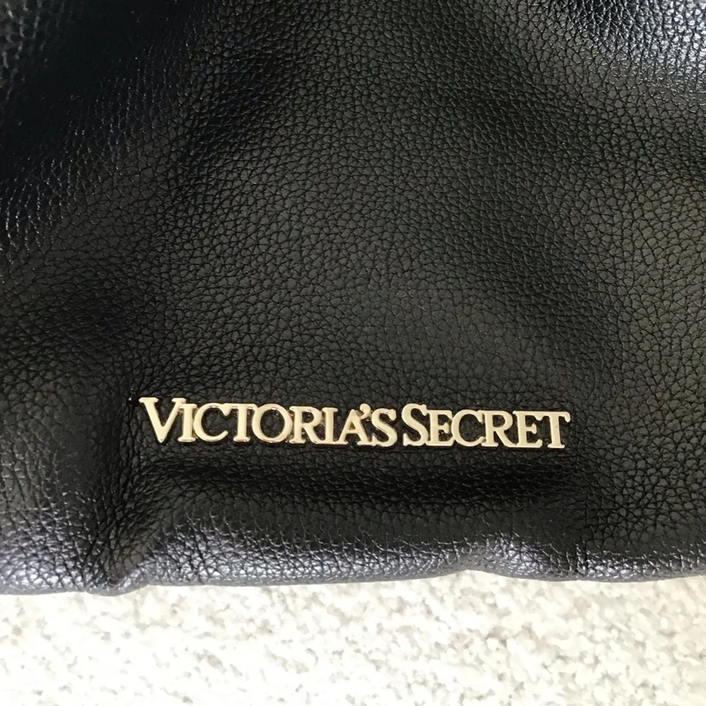 Victoria's Secret Black Fringe Bag
